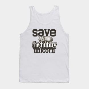 save the chubby unicorn Tank Top